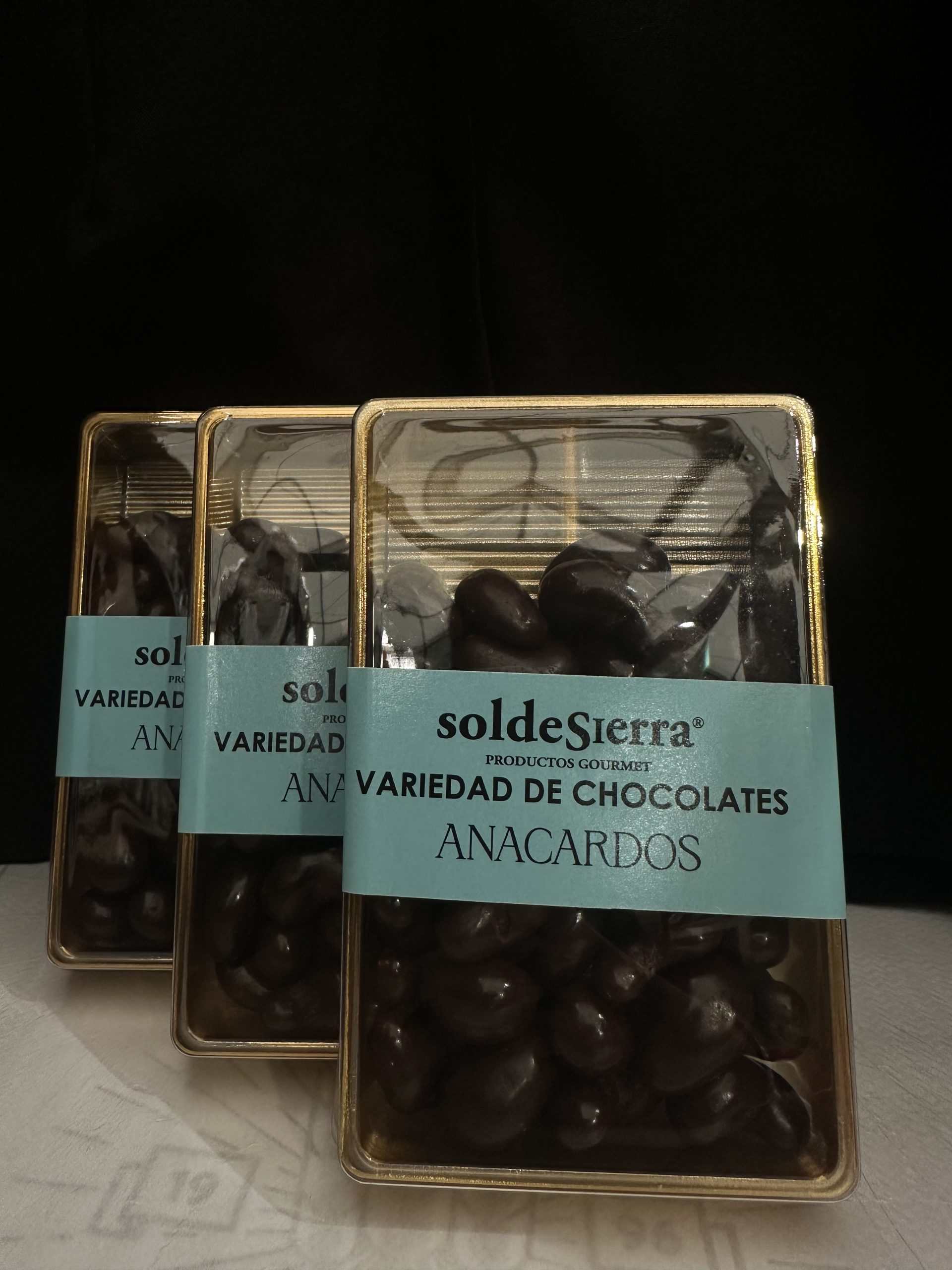 anacardos chocolateados
