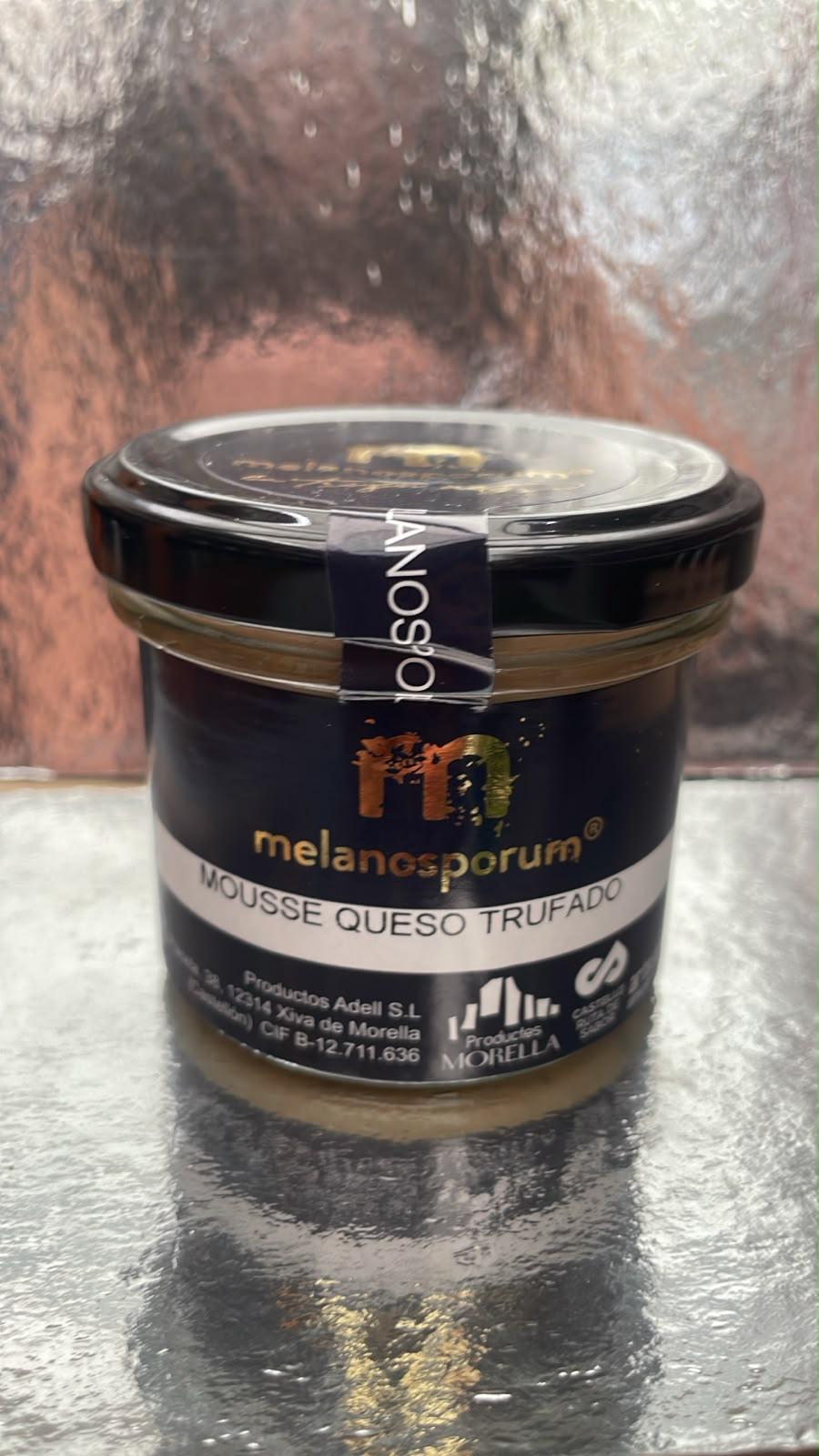 mousse queso trufado